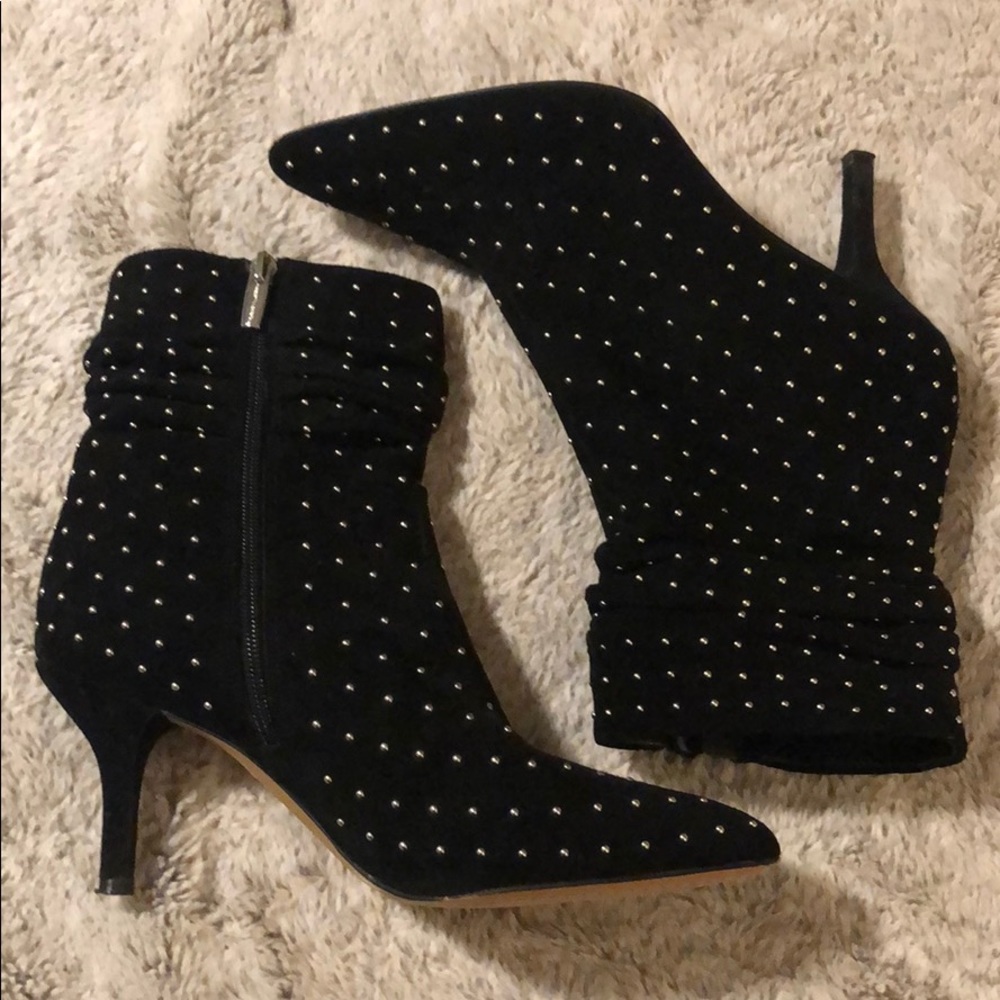 VINCE CAMUTO ABRIANNIE STUDDED SLOUCH BOOTIE